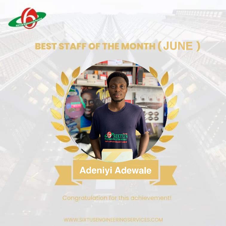 EngSixtus's tweet photo. We appreciate you for more than just your work. We also want to celebrate your character and the positive effect you have on others.
.
.
#staffofthemonthjune #sixtusengineeringservices #explorepage https://t.co/JzBitbfrvv
