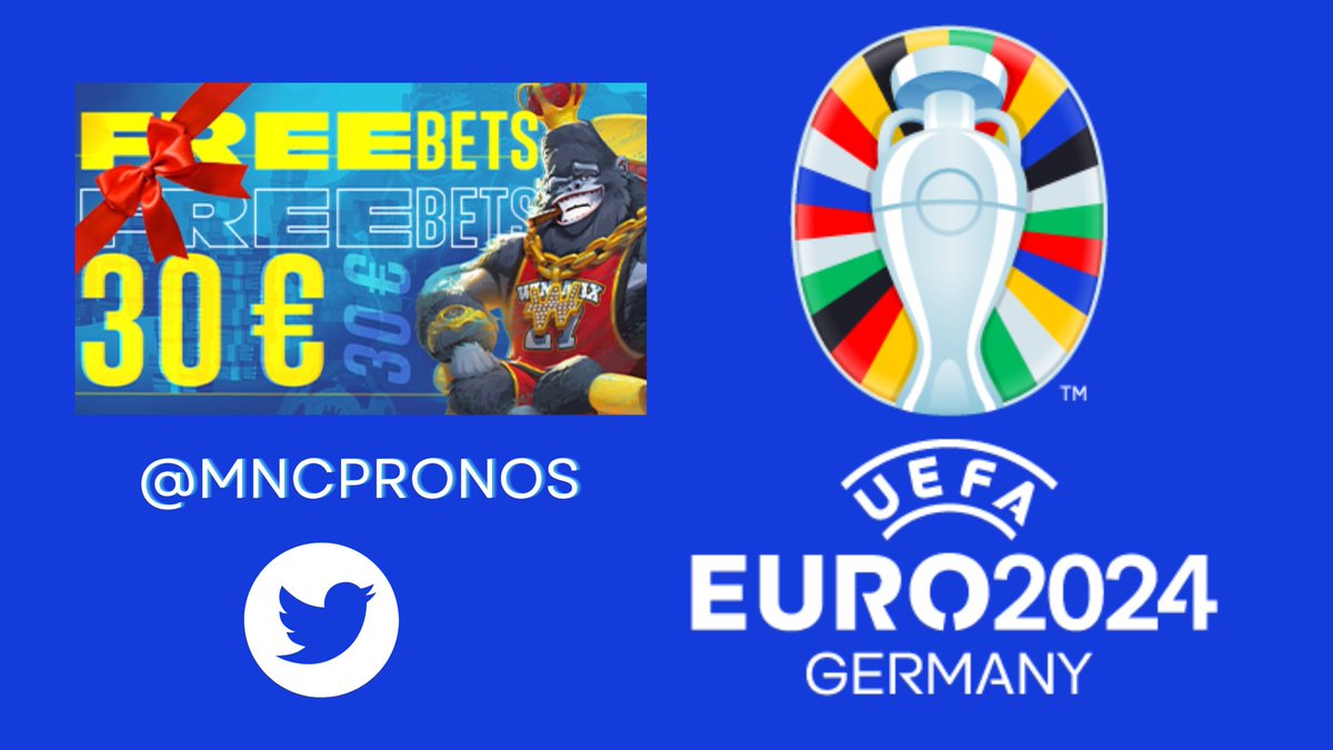 Mnc10_'s tweet image. Concours 30€ Winamax chez MNC ! ❤️⬇️

Tente de gagner 30€ de freebet Wina pour le match de 18h par exemple ! 🇫🇷💰 

Condition participation : 

• RT LE TWEET ♻️
• SUIVRE @MncPronos ! ❤️
• Commente avec le #TeamMNC pour avoir + de chance ! 

Tirage 17h ! 

#EURO2024 #FRABEL