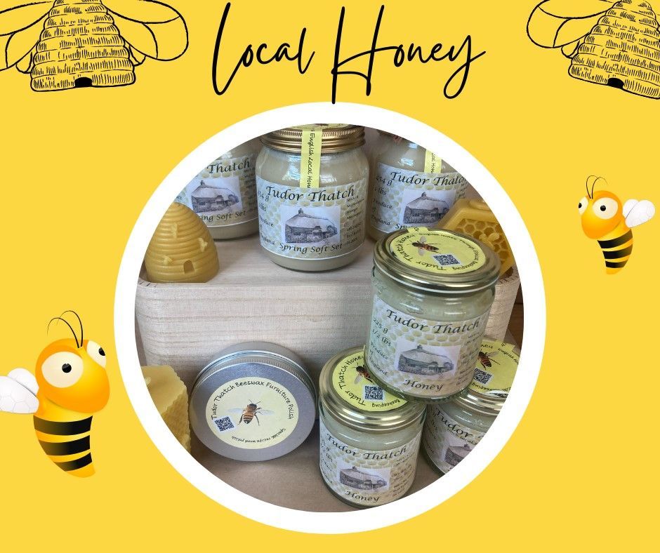 We have a new supplier in the Curve Gift Shop this week. 

The Curve are now selling Tudor Thatch Honey - Made locally in Wickham 

The products include delicious honey, candles and bees wax polish 

#hungerfordhub #shoplocal #localbees