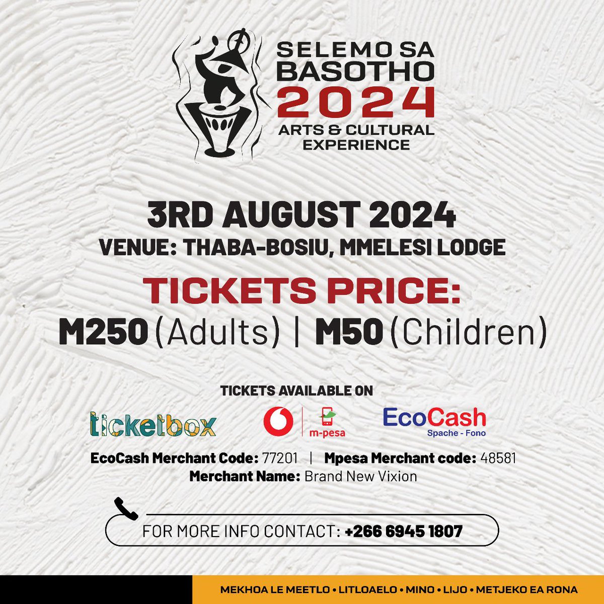 selemosabasotho's tweet photo. As we enter June, we bring you Morena Sway
#selemosabasotho
#selemosabasotho2024
#morenasway
#basotho200
#basothoartsandcuturalexperince https://t.co/FFlQ7wgoqF