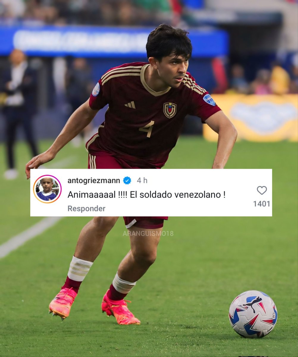 El comentario de Antoine Griezmann a Jon Aramburu.

Qué orgullo lo de este muchacho. Solo 21 años.