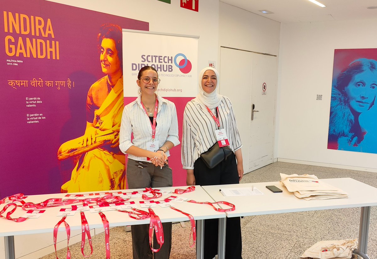 SciTechDiploHub's tweet image. This week, we kicked off the 6th consecutive edition of our #SciDipSchool with @IBEI, our annual university-accredited training at the intersection of #Science &amp;amp; #Tech #Diplomacy in #Barcelona!

Stay tuned! 📚🌍 

#SciDipSchool