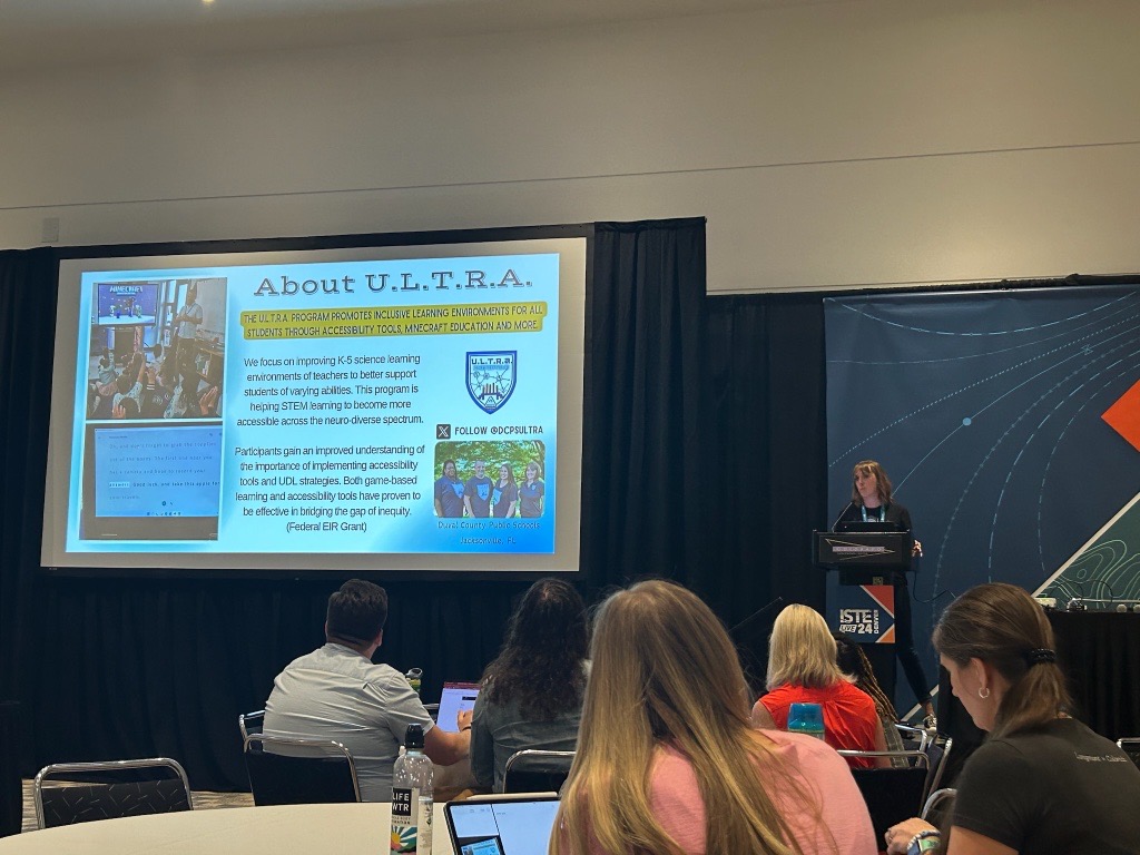 DCPS U.L.T.R.A. Initiative (@dcpsultra) on Twitter photo Our program director <a href="/k_predieri/">Kelley Predieri</a> presenting at #ISTELive24 about the U.L.T.R.A. program 😊🪩 Our program director <a href="/k_predieri/">Kelley Predieri</a> presenting at #ISTELive24 about the U.L.T.R.A. program 😊🪩