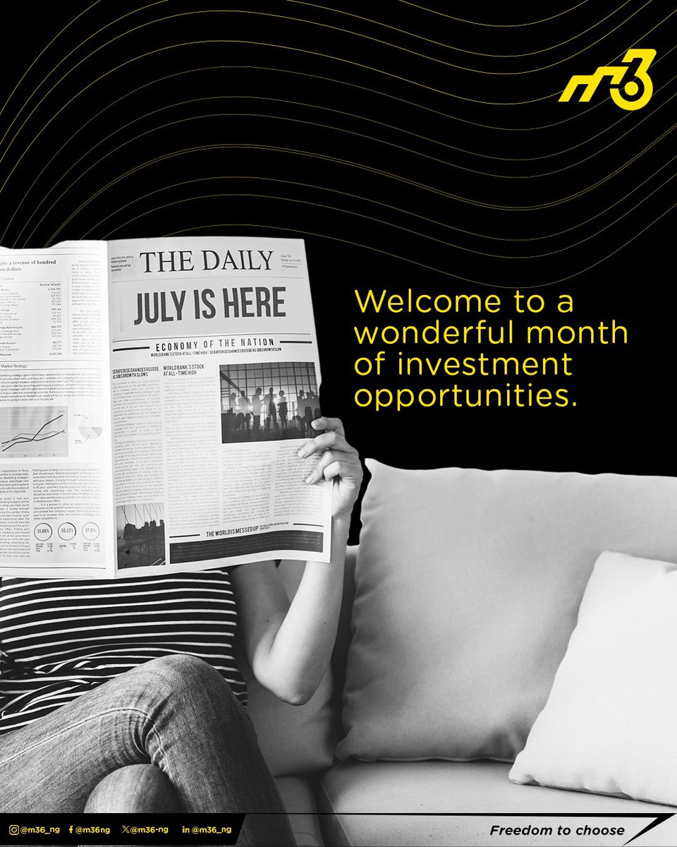 M36_ng's tweet photo. Whether you're a seasoned investor or just starting your financial journey, July promises to be full of valuable insights, expert tips, and rewarding opportunities.

#M36 #HappyNewMonth https://t.co/g3cckDBKPk