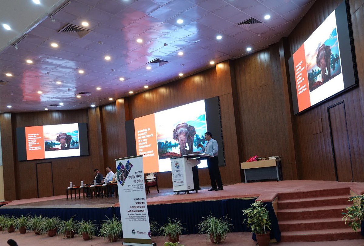Wildlife Institute of India (@wii_india) on Twitter photo Today marks the inauguration of the workshop on wildlife conservation & management for officials of <a href="/JharkhandVan/">Jharkhand Forest</a> held under the aegis of <a href="/wii_india/">Wildlife Institute of India</a>, Project Elephant, and <a href="/moefcc/">MoEF&CC</a>. Shri Vinod Rishi, Former ADG (WL) (<a href="/rishi_vinod/">Vinod Rishi IFS</a>) Dr Ruchi Badola, Dean FWS (<a href="/RuchiBadola2/">Ruchi Badola</a>), Dr S. Today marks the inauguration of the workshop on wildlife conservation & management for officials of <a href="/JharkhandVan/">Jharkhand Forest</a> held under the aegis of <a href="/wii_india/">Wildlife Institute of India</a>, Project Elephant, and <a href="/moefcc/">MoEF&CC</a>. Shri Vinod Rishi, Former ADG (WL) (<a href="/rishi_vinod/">Vinod Rishi IFS</a>) Dr Ruchi Badola, Dean FWS (<a href="/RuchiBadola2/">Ruchi Badola</a>), Dr S.