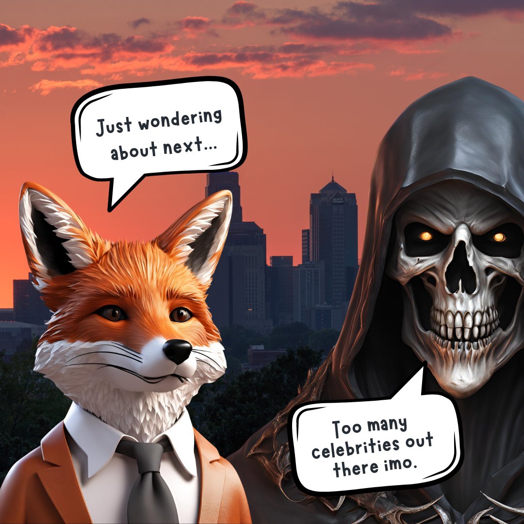 Clear vision from team <a href="/happyfox666sol/">happyfox666</a> about next.

Too many celebrities out there, some $FOX Kill is needed... 

Comment with the celeb you would to see killed in the next season of HappyFoxTV! 🦊☠️