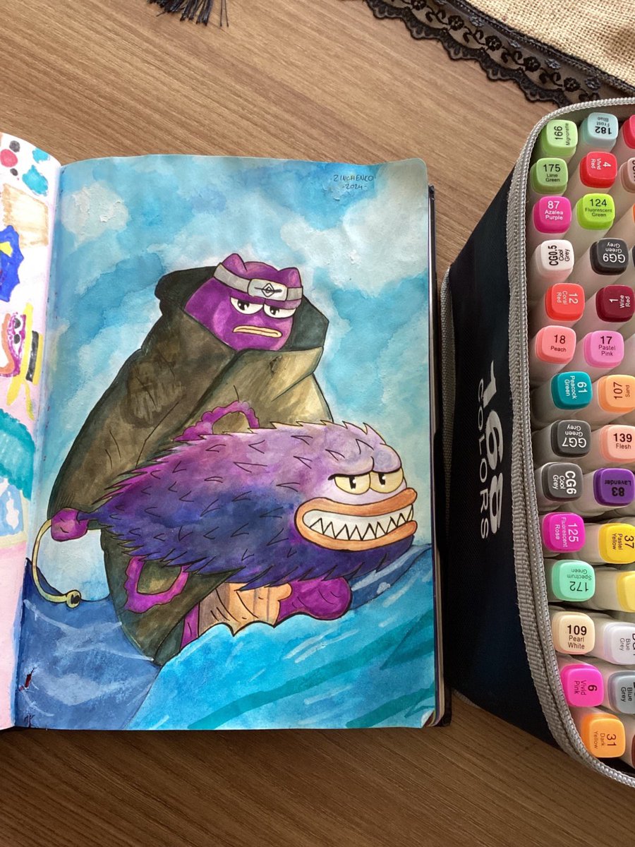 halfinneyy's tweet photo. Monad ArtBook Day31 https://t.co/Ai3Jxk7Rzv