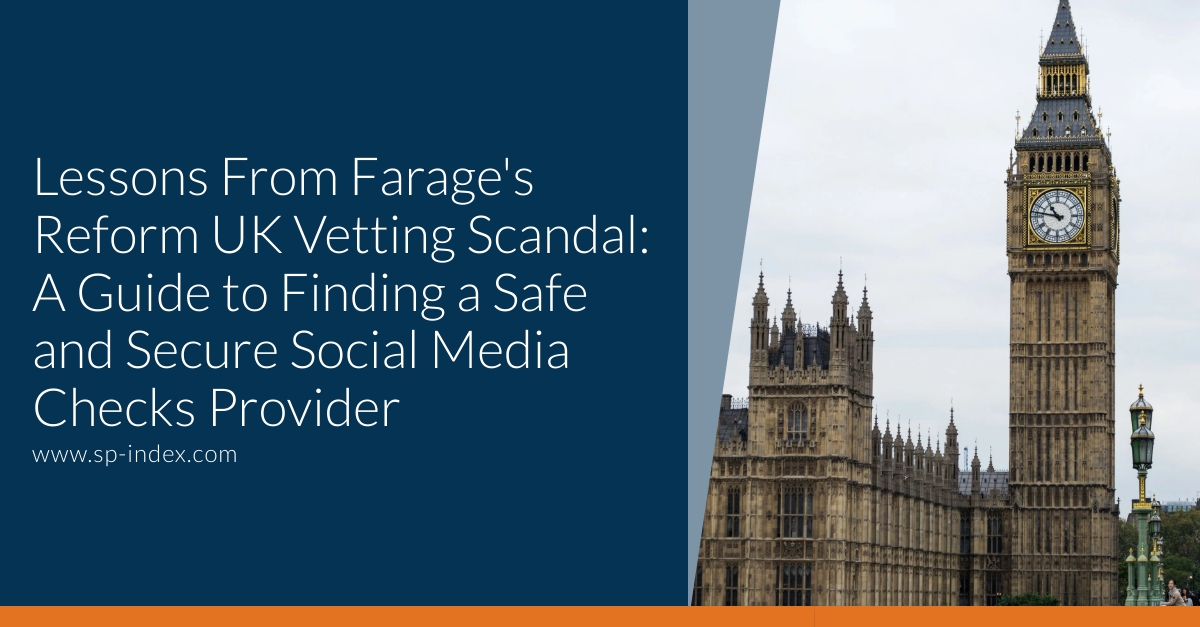SP_Index's tweet image. Reform UK leader Nigel Farage is threatening to sue the background checks company hired by his party to vet candidates.

Read our latest article to discover more:  linkedin.com/pulse/lessons-…

#SPIndex #SocialMediaChecks