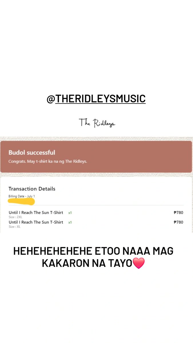 Chirmming's tweet photo. Eto na @TheRidleysMusic 😎 https://t.co/YHKfB6r0D7