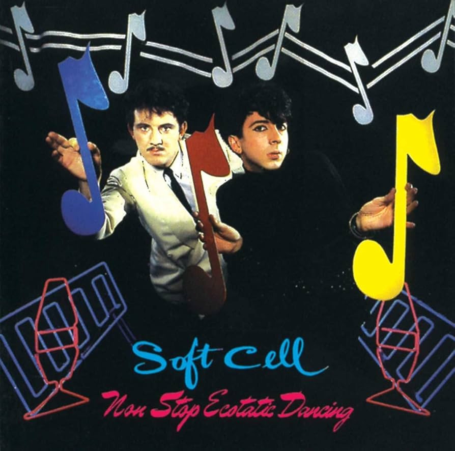 softcellhq's tweet photo. This week in 1982 'Non-Stop Ecstatic Dancing' was at its chart peak of number six in the UK albums chart! ❤️
Watch out for news of an expanded and remastered edition of 'Non-Stop Ecstatic Dancing' coming soon...
#softcell #nonstopecstaticdancing #marcalmond #daveball https://t.co/T1XBZbeZKp