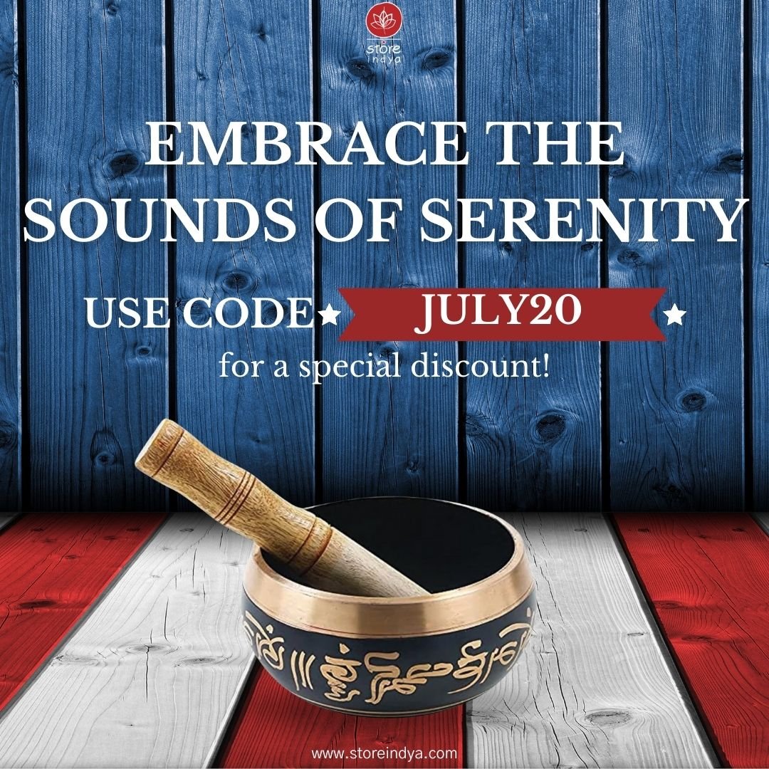 StoreIndya's tweet photo. Enjoy a peaceful Independence Day with our handcrafted singing bowls. Let their soothing tones bring harmony to your celebrations. Use code July20 for a special discount and experience the tranquility this #4thofjuly https://t.co/TAjWjbaDR9