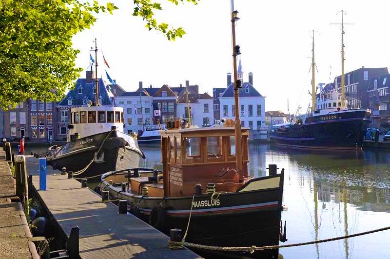 De aanwezigheid van varende museumschepen in de historische stadskern, de vlieten, de sluizen, de grote kerk, een maritiem hotel en <a href="/elbe1959/">Zeesleper Elbe</a> 😊