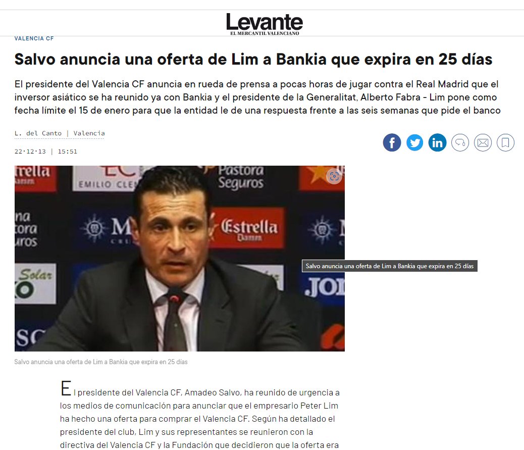 CorDeValenciaCF's tweet photo. Varias noticias de esta mañana me han llamado la atención.
Por su sincronización e intención.
Irremediablemente me han traído recuerdos.
Seguid el hilo para reconocer "el proceso de venta 2.0 del VCF".
Si el primero nos destrozó, este puede acabar con nuestra existencia.

👇(1/7) https://t.co/kyy2sBmgPa