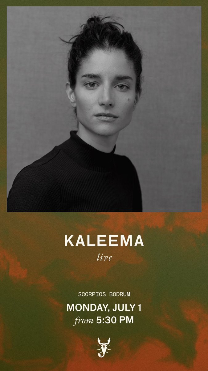 Tonight playing at Bodrum 🇹🇷 #scorpios