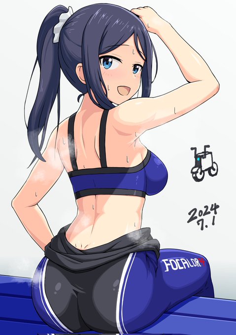 湿度高い(物理)
#アリスギアお絵かき
#仁紀藤奏生誕祭 