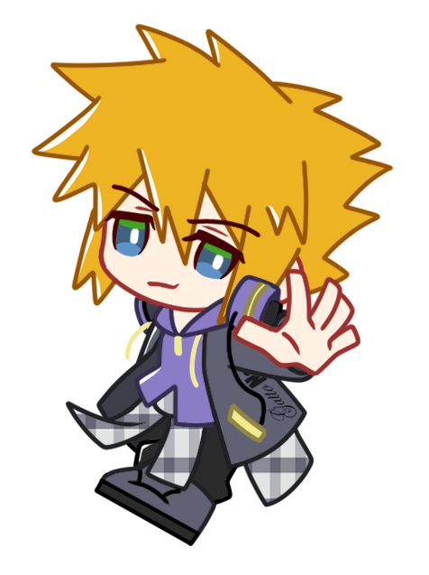 Sharing this Alt Neku I did in this style since Haz and Josh get attention every once in a while lol.