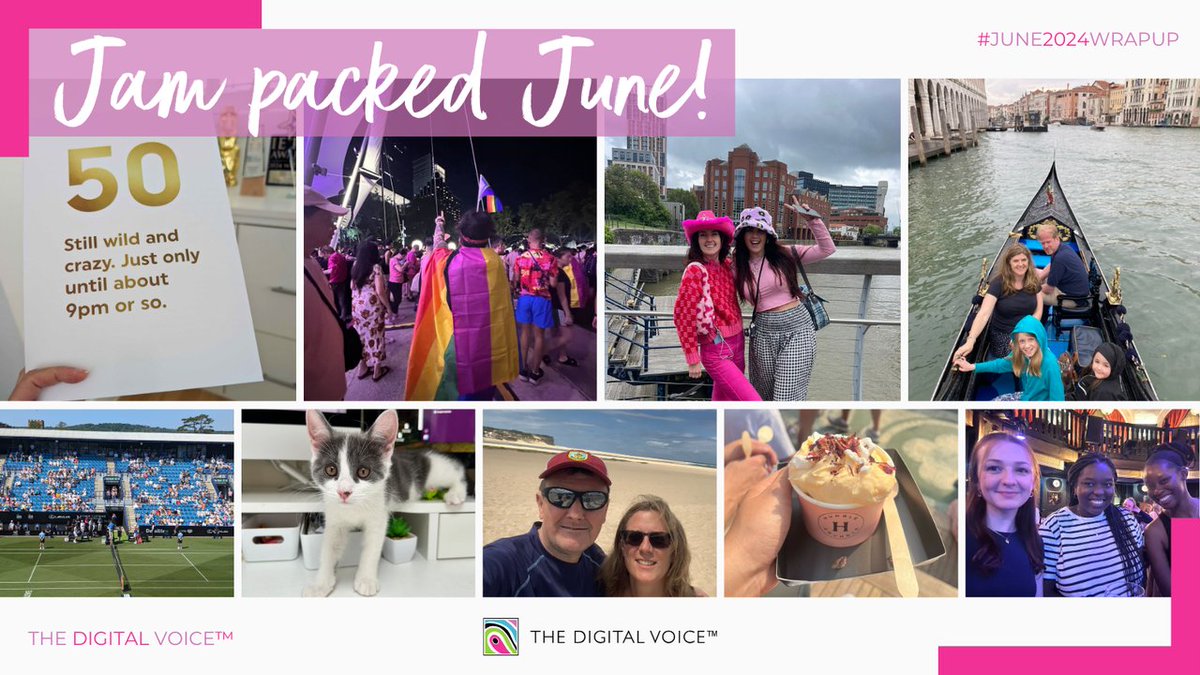 June was a stellar month for the team with everyone finding the time to have plenty of fun in the sun, either together or with loved ones at home and abroad. ☀️

July is now upon us, we hope to see so many of you at upcoming events!

#TheDigitalVoice #MonthlyRecap #June
