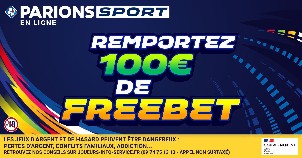 🇪🇺 CALENDRIER EURO | CADEAU N•8

A gagner :
🎁 10 x 10€ FREEBETS PARIONS SPORT 

Pour participer :
👉 RT + LIKE ce Tweet 
👉 Follow <a href="/NtkPronos/">NTK Pronos</a> 

💝 15€ offert sans dépôt, code : NTK15
wlfdj.adsrv.eacdn.com/C.ashx?btag=a_…

🗓 Tirage Mardi 23h00

🍀 Good luck &amp; Merci Parions Sport