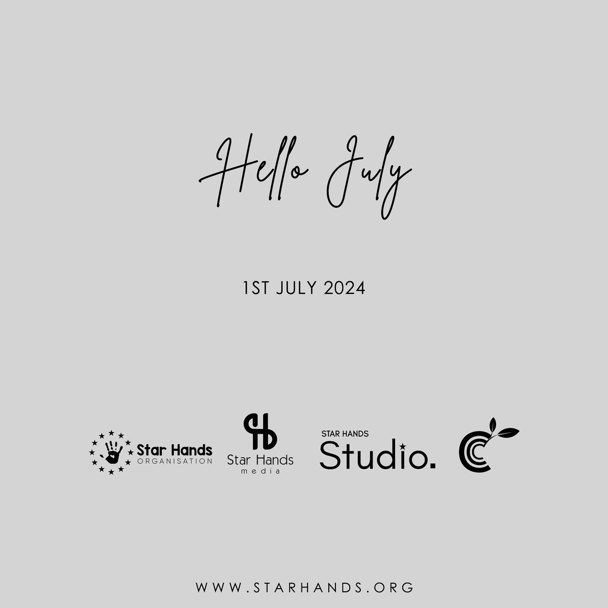 starhandsorg's tweet photo. Happy New Month from all of us at Star Hands 

#starhands #happynewmonth #July https://t.co/02CbFJjoDK