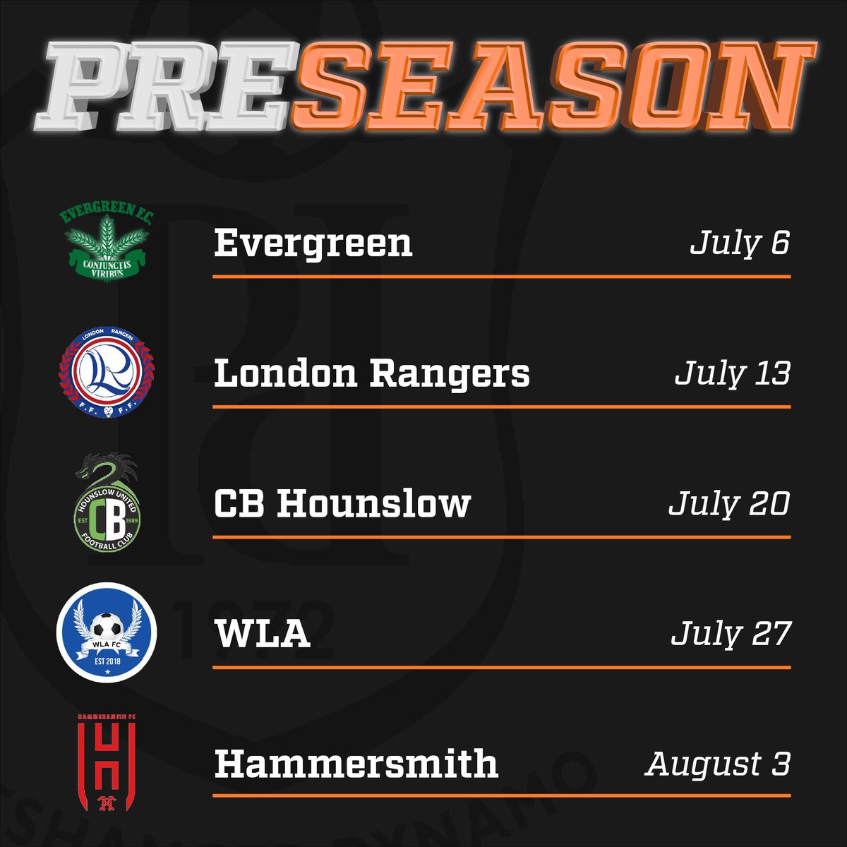 2024/25 season loading… 🪫

#nonleague #grassroots #amateur #local #football #community #PTID #ealingsfinest #oranges #mcfa #mcfl