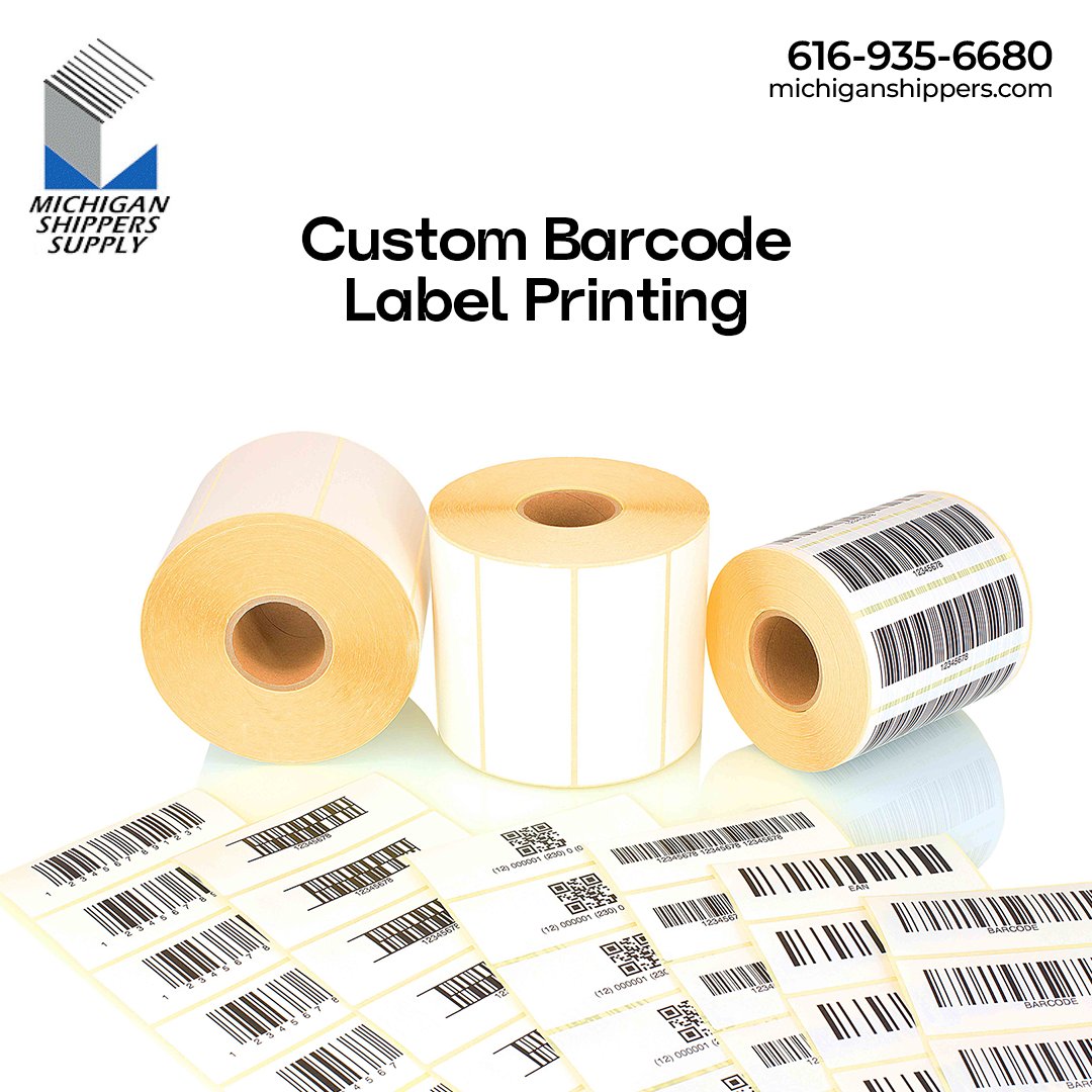MichiganShipper's tweet image. Improve your inventory management with precision. Discover Custom Barcode Label Printing by Michigan Shippers’ Supply for unparalleled efficiency! 

bit.ly/3wnojRQ

#BarcodeLabels #CustomPrinting #LabelPrinting #BarcodeDesign #PersonalizedLabels