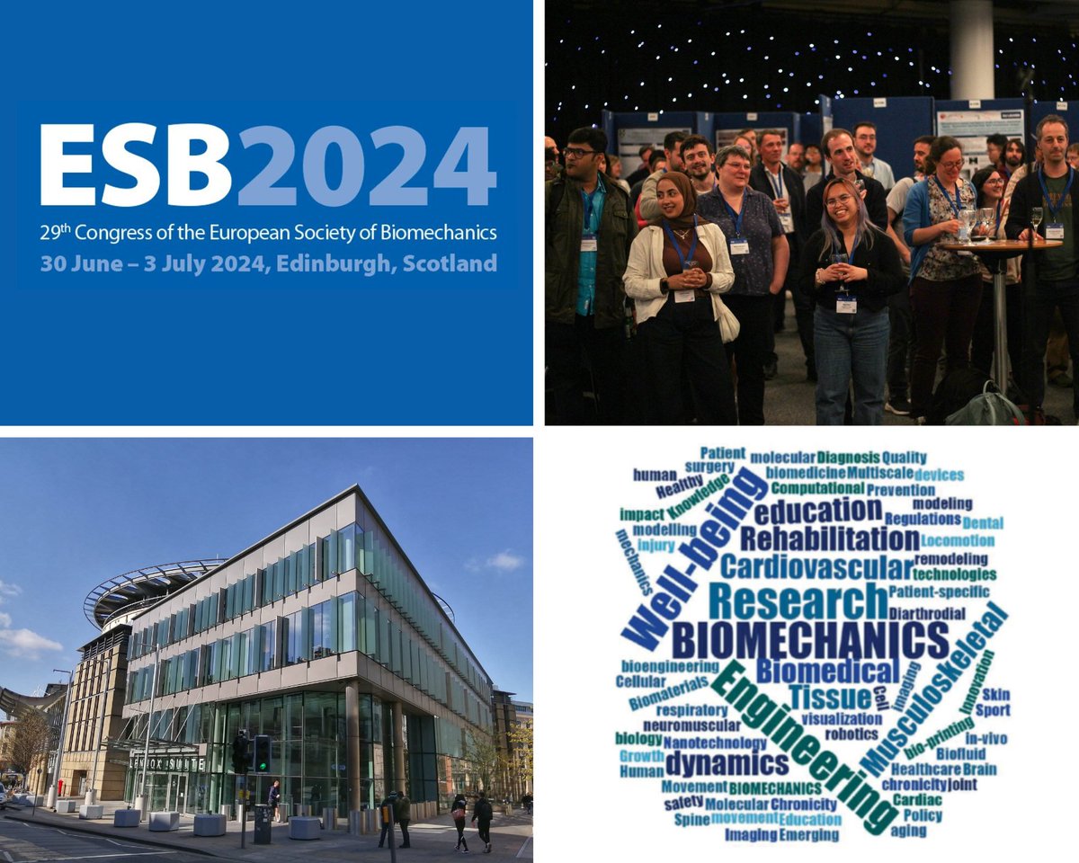 EICC (@eicc) on Twitter photo This week, we warmly welcome over 1,000 professionals & students working in the field of Biomechanics to #ESB2024.
The European Congress focuses on the importance of collaboration between biomechanics and clinical communities.
Have a brilliant week in Edinburgh <a href="/ESB_Congress/">ESBiomech_Congress</a>! This week, we warmly welcome over 1,000 professionals & students working in the field of Biomechanics to #ESB2024.
The European Congress focuses on the importance of collaboration between biomechanics and clinical communities.
Have a brilliant week in Edinburgh <a href="/ESB_Congress/">ESBiomech_Congress</a>!