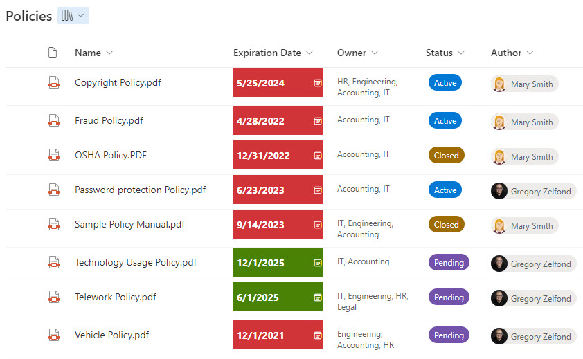 gregoryzelfond's tweet photo. There are a total of 4 distinct ways to organize documents in SharePoint:

✔️ Folders
✔️ Metadata
✔️ Content Types
✔️ Document Sets

Read more: https://t.co/AON2lqpHcs

#SharePoint #Microsoft365 https://t.co/QvsWdsEfOY