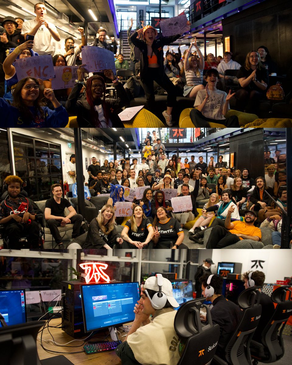 Huge thank you to everyone who showed up at Fnatic HQ for our #VCTEMEA Watch Party on Friday! 🧡

We hope you enjoyed the free boba too!🧋