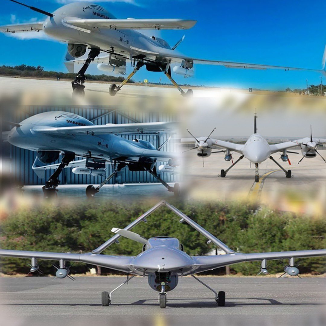 AeronautWarrior's tweet photo. UAVs are essential in modern defense, providing critical surveillance, precision strikes, and strategic superiority. #PAF's #Burraq, Shahpar, Wing Loong II, #Akinci, and other #UAVs excel in securing borders with accurate intelligence and targeted strikes. These UAVs were pivotal in operations like Zarb-e-Azb, showcasing PAF's advanced #UAV capabilities.
#ModernWarfare #PakistanAirForce #NationalSecurity