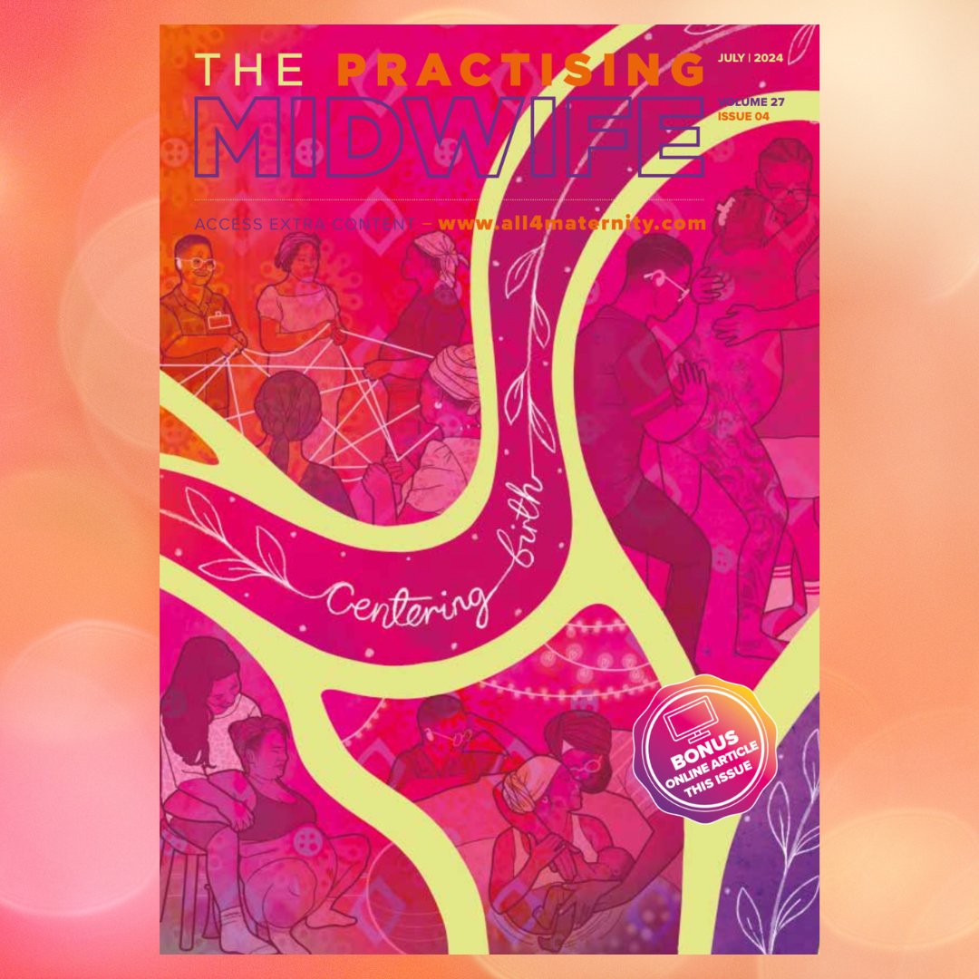 ThePractisingMidwife (@tpm_journal) on Twitter photo July’s <a href="/TPM_Journal/">ThePractisingMidwife</a> is here! We are EXCITED to share this special, open access issue focusing on the <a href="/GroupCareGlobal/">Group Care Global</a> model. Guest editors Suze Jans & <a href="/MarliesRijnders/">marlies rijnders</a> share the opportunities offered by group care throughout this month’s content. /1
👉 all4maternity.com/practising-mid… July’s <a href="/TPM_Journal/">ThePractisingMidwife</a> is here! We are EXCITED to share this special, open access issue focusing on the <a href="/GroupCareGlobal/">Group Care Global</a> model. Guest editors Suze Jans & <a href="/MarliesRijnders/">marlies rijnders</a> share the opportunities offered by group care throughout this month’s content. /1
👉 all4maternity.com/practising-mid…