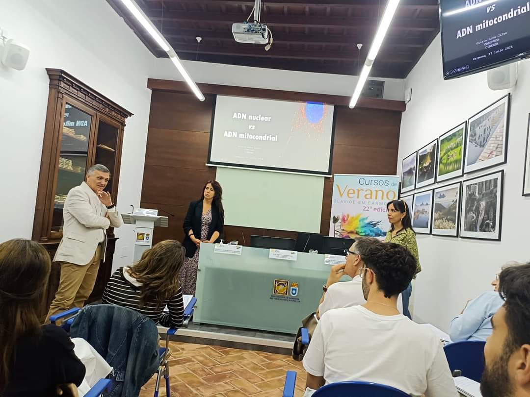 👏🏻El grupo <a href="/BioCelUPO/">BioCel UPO</a> del #CABD @CIBERER  <a href="/pablodeolavide/">Pablo de Olavide</a> ha organizado el curso de verano sobre enfermedades mitocondriales destinado a personal sanitario en <a href="/olavidecarmona/">Olavide en Carmona</a> que ha contado con <a href="/javierpadillab/">Javier Padilla</a> de <a href="/sanidadgob/">Ministerio de Sanidad</a> y <a href="/PacoOlivaUPO/">Paco Oliva</a>