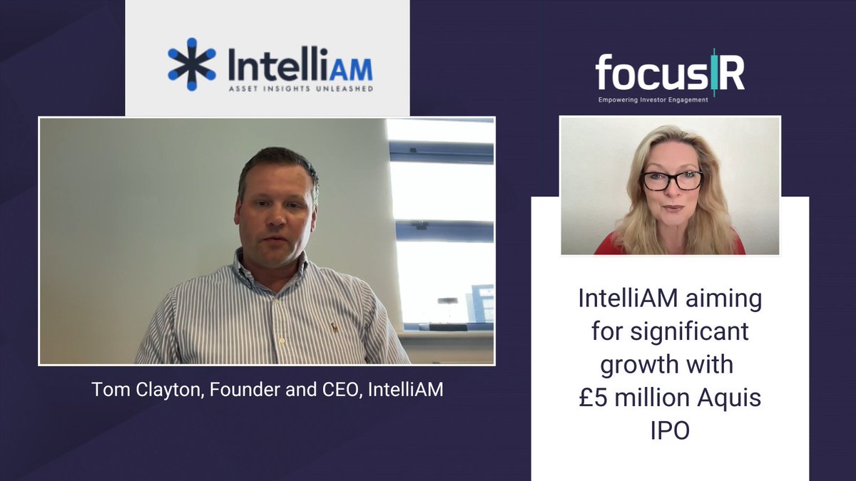 focusIR (@_focusir_) on Twitter photo .<a href="/intelliamAI/">IntelliAM AI</a> aiming for significant growth with £5 million Aquis IPO.
Watch the video here ▶️ youtu.be/AoS-hR_gy38
Add to your watchlist here ▶️ lse.co.uk/media/INT.PL/i…
#AI #ArtificialIntelligence #MachineLearning .<a href="/intelliamAI/">IntelliAM AI</a> aiming for significant growth with £5 million Aquis IPO.
Watch the video here ▶️ youtu.be/AoS-hR_gy38
Add to your watchlist here ▶️ lse.co.uk/media/INT.PL/i…
#AI #ArtificialIntelligence #MachineLearning