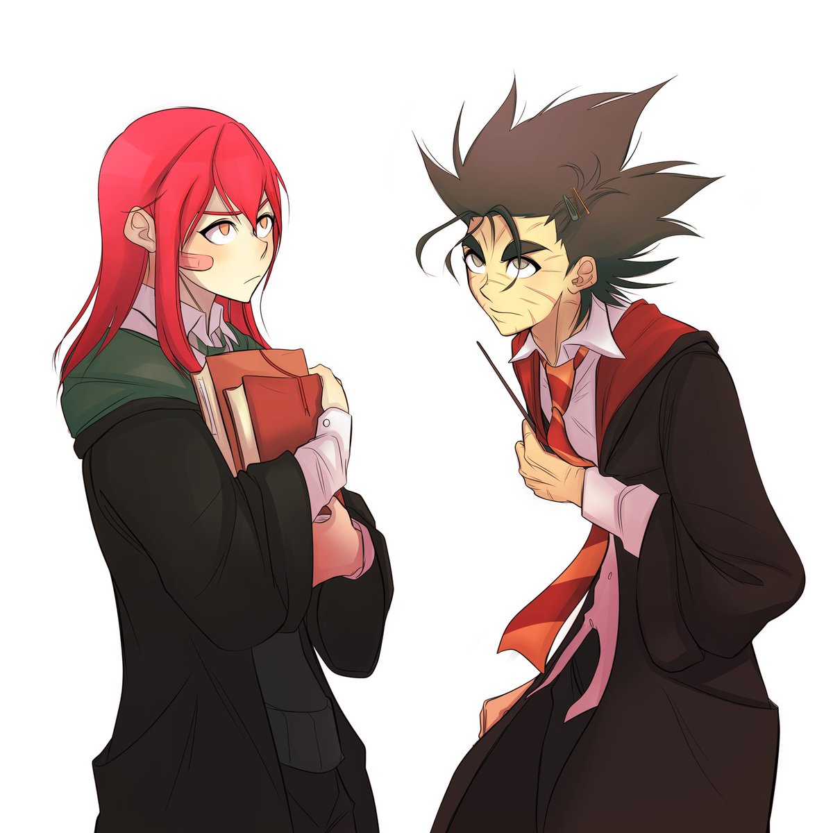 HorionManga's tweet photo. Valyu Rozmar à l'École des Sorciers (art @sleepy_anger). #HarryPotter #manga https://t.co/BkCwy74kiX