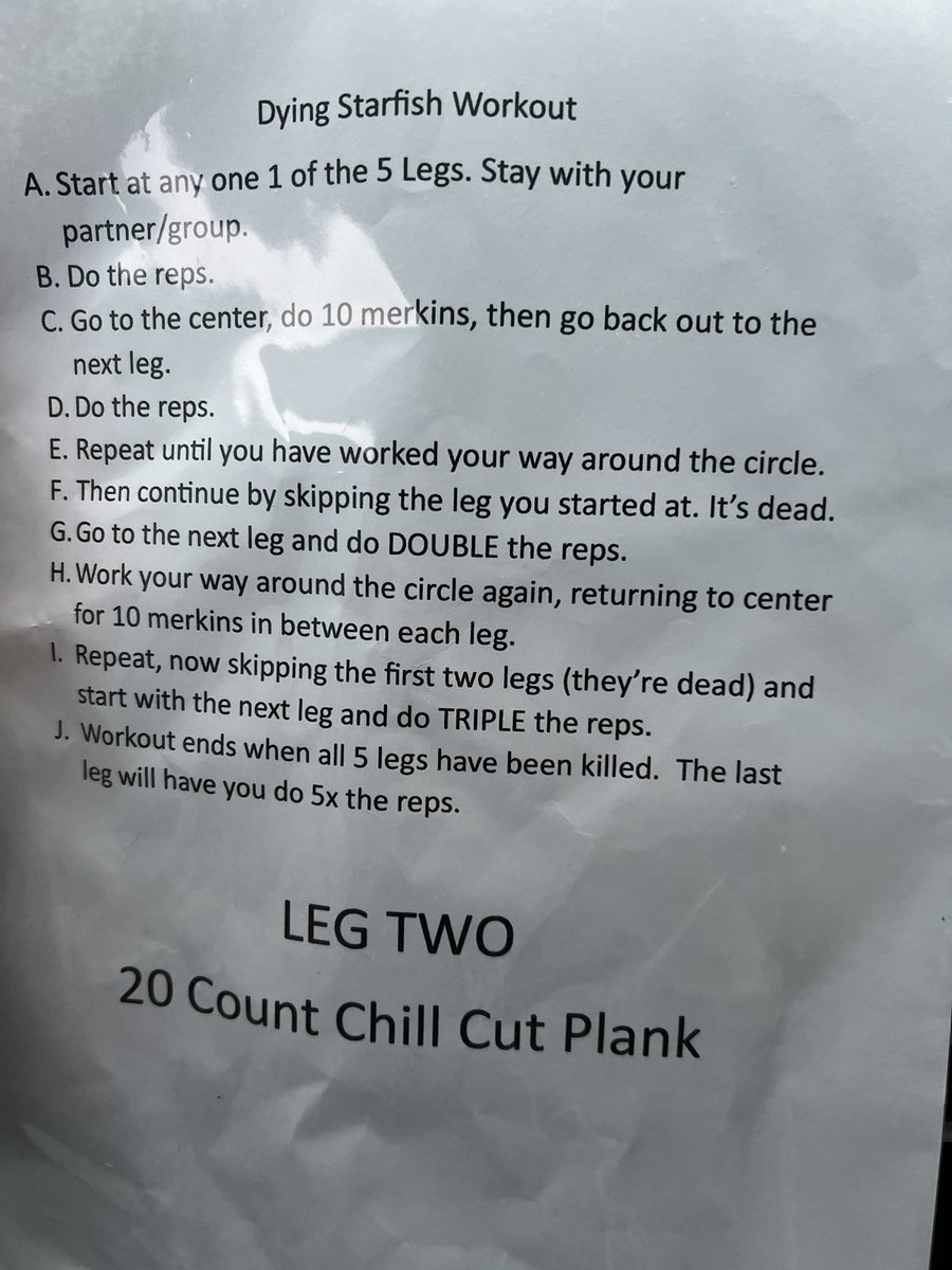 TPartyJoe's tweet image. 7 Sarpy Hammers helped me @F3Stormbreaker recognize how I was feeling, pause &amp;amp; respond correctly. We took on the Dying Starfish workout &amp;amp; did PX90 Mary the @F3Omaha way.
Ephesians 4: 31-32