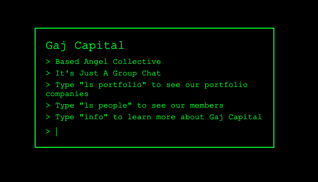 gaj capital 🐘 tweet media