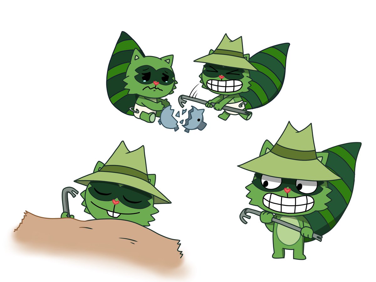 シフティとバール
#HappyTreeFriends #HTF