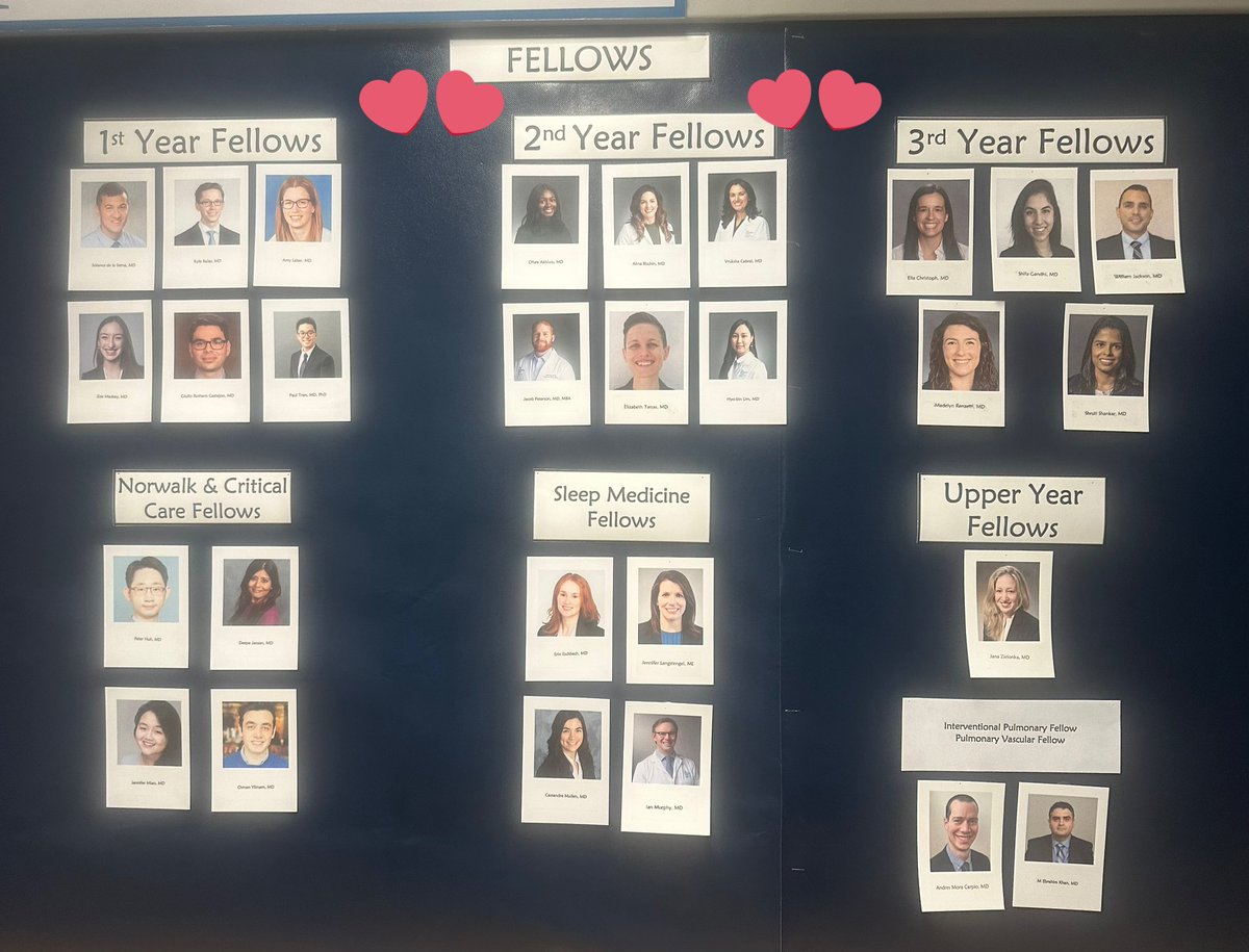 Naftali Kaminski (@kaminskimed) on Twitter photo Today is July 1st! So great to see the <a href="/YalePCCSM/">Yale PCCSM</a> members board updated with all new fellows and rising fellows - pulmonary & critical care, IP, PH, Sleep, Critical Care!
Welcome & Good Luck!!
We are all grateful you are with us, joining our disciplines!!! Today is July 1st! So great to see the <a href="/YalePCCSM/">Yale PCCSM</a> members board updated with all new fellows and rising fellows - pulmonary & critical care, IP, PH, Sleep, Critical Care!
Welcome & Good Luck!!
We are all grateful you are with us, joining our disciplines!!!