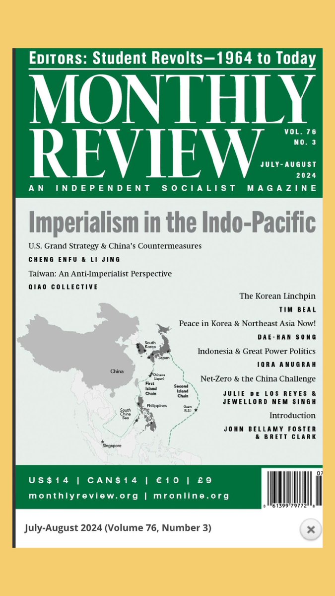 Jojo Nem Singh (@jnemsingh) on Twitter photo To fully immerse myself in a conversation across political spectrum, I wrote a paper w/<a href="/jtdelosreyes/">Julie de los Reyes</a> for <a href="/monthly_review/">Monthly Review</a> on #NetZero & #China Challenge: Decarbonization amidst #greatpower #competition in #IndoPacific. We explore #trilaterialism bet. US, Japan, & Philippines /1/ To fully immerse myself in a conversation across political spectrum, I wrote a paper w/<a href="/jtdelosreyes/">Julie de los Reyes</a> for <a href="/monthly_review/">Monthly Review</a> on #NetZero & #China Challenge: Decarbonization amidst #greatpower #competition in #IndoPacific. We explore #trilaterialism bet. US, Japan, & Philippines /1/