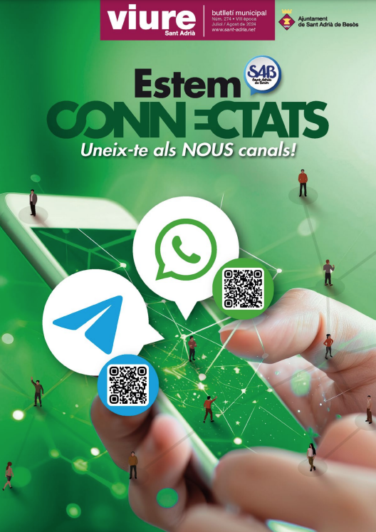 AjSantAdria's tweet photo. 📰 Ja disponible el butlletí municipal Viure de juliol-agost. El podeu llegir 👉 https://t.co/qWc62BYW9B
#SAB #comunicacioSAB https://t.co/S7DEX1EwA9