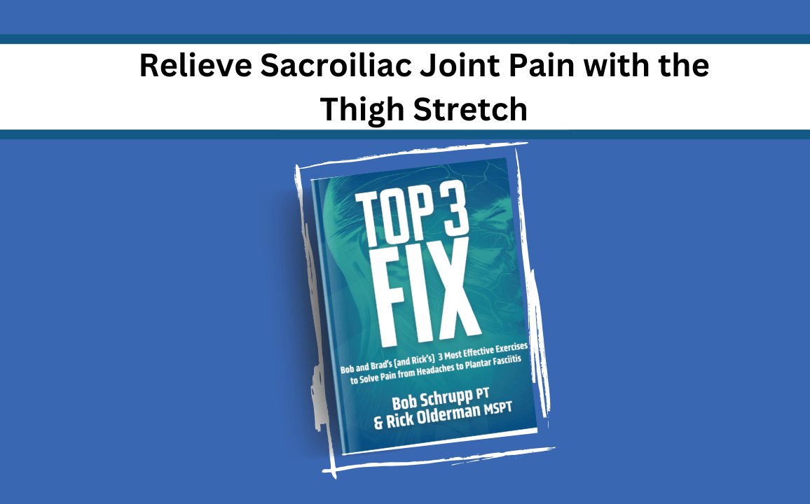 realbobandbrad's tweet photo. Today's Blog- Relieve Sacroiliac Joint Pain with the Thigh Stretch
https://t.co/PWwxr63M1W
#fitnesstips #physicaltherapy #stretching #SIpain #blog #mobility https://t.co/dYDDnHfDH1