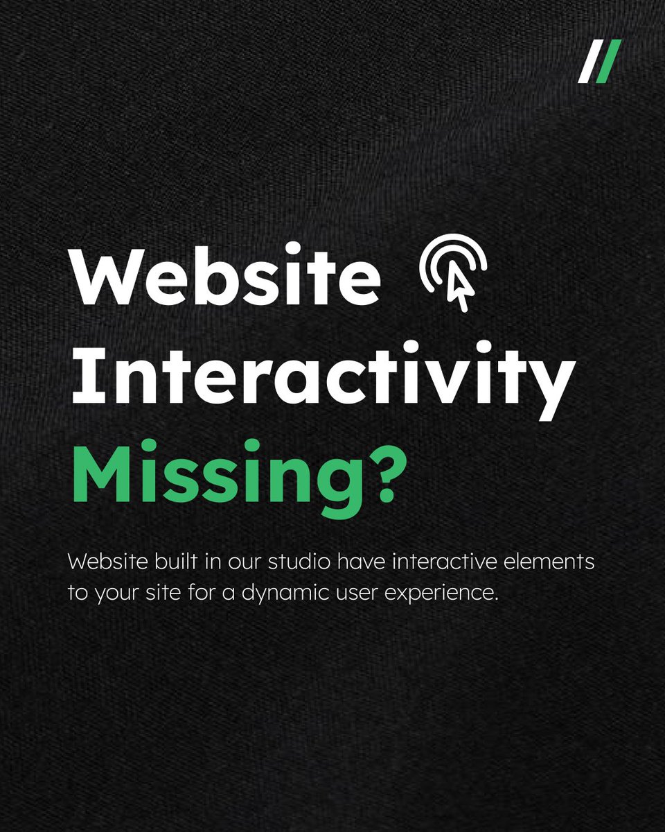 TechWireStudio's tweet image. Is your website lacking interactivity? Enhance user engagement with TechWire Studio’s interactive elements. #WebsiteInteractivity #UserEngagement #WebDesign&quot;

📩 connect@techwire.studio
🌐 techwire.studio

#TechWireStudio #DigitalExperience #TechInnovation