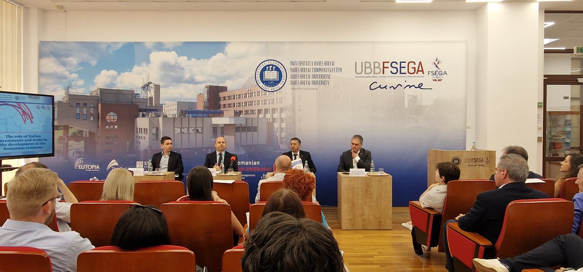 Alfredo Durante Mangoni (@_alfredodurante) on Twitter photo Proud to present the economic research 𝙏𝙝𝙚 𝙞𝙢𝙥𝙖𝙘𝙩 𝙤𝙛 🇮🇹 𝙞𝙣𝙫𝙚𝙨𝙩𝙢𝙚𝙣𝙩𝙨 𝙞𝙣 𝙩𝙝𝙚 𝙚𝙘𝙤𝙣𝙤𝙢𝙮 𝙤𝙛 🇷🇴, conducted with the Romanian Economic Monitor of <a href="/ubbfsega/">UBB FSEGA</a> <a href="/UnivBabesBolyai/">Babeș-Bolyai University (UBB)</a> <a href="/LeventeSzsz3/">Levente Szász</a>.
#GrowingTogether
ambbucarest.esteri.it/it/news/dall_a…
<a href="/ItalyinRomania/">Italy in Romania</a> Proud to present the economic research 𝙏𝙝𝙚 𝙞𝙢𝙥𝙖𝙘𝙩 𝙤𝙛 🇮🇹 𝙞𝙣𝙫𝙚𝙨𝙩𝙢𝙚𝙣𝙩𝙨 𝙞𝙣 𝙩𝙝𝙚 𝙚𝙘𝙤𝙣𝙤𝙢𝙮 𝙤𝙛 🇷🇴, conducted with the Romanian Economic Monitor of <a href="/ubbfsega/">UBB FSEGA</a> <a href="/UnivBabesBolyai/">Babeș-Bolyai University (UBB)</a> <a href="/LeventeSzsz3/">Levente Szász</a>.
#GrowingTogether
ambbucarest.esteri.it/it/news/dall_a…
<a href="/ItalyinRomania/">Italy in Romania</a>