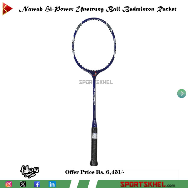 Sportskhel's tweet photo. Are you looking to buy ultra lightweight ball badminton rackets then this is for you.

Buy Link: https://t.co/TbQoSX5OJg

#nawabn101 #nawab90 #nawabsuper #nawabhipower #ballbadmintonforlife #ballbadmintoncoach #sportskhel #thepavilionsports #thepavilion #pavilionsports https://t.co/i3CPhHfcuy