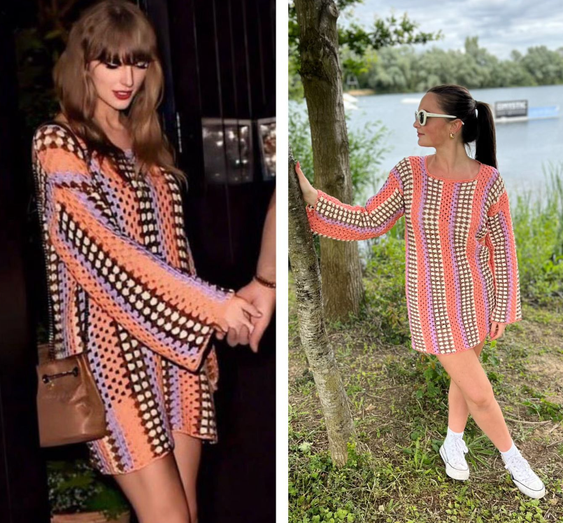 BlackSheepWools's tweet photo. When Taylor Swift is spotted wearing a crochet dress, you search for a crochet pattern to make one too! The Missing Yarn (designer of our Spring Chill cardi) pattern is the perfect replica in #Scheepjes Catona.
Yarn - https://t.co/AKmkopYGZo
Etsy pattern - https://t.co/lmW5KpkhZp https://t.co/C3NnP2Y4v6