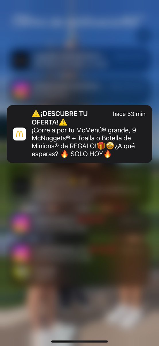 estas son las notificaciones que me hacen sonreír al móvil 😍