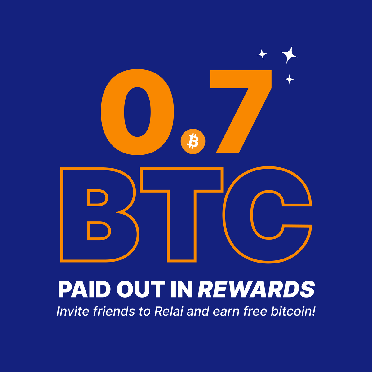 💸 IT'S PAYDAY! 💸

We just paid out referral rewards🚀

A total of 0.7 BTC was paid out to you guys.

To celebrate, we are giving away 50 CHF in #bitcoin to a random Relaier 👇

To win:

🔁Like and repost
🔢Comment your invite code 

Good luck!