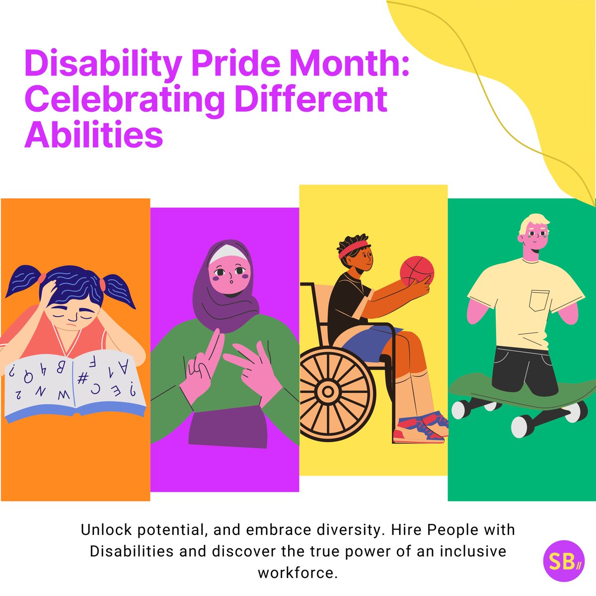 This July, Shiftbalance celebrates Disability Pride Month by honoring and recognizing people living with disabilities. 

Join us in unlocking potential and embracing diversity. Let's hire people with disabilities and discover the true power of an inclusive workforce. 🌟

#DEI