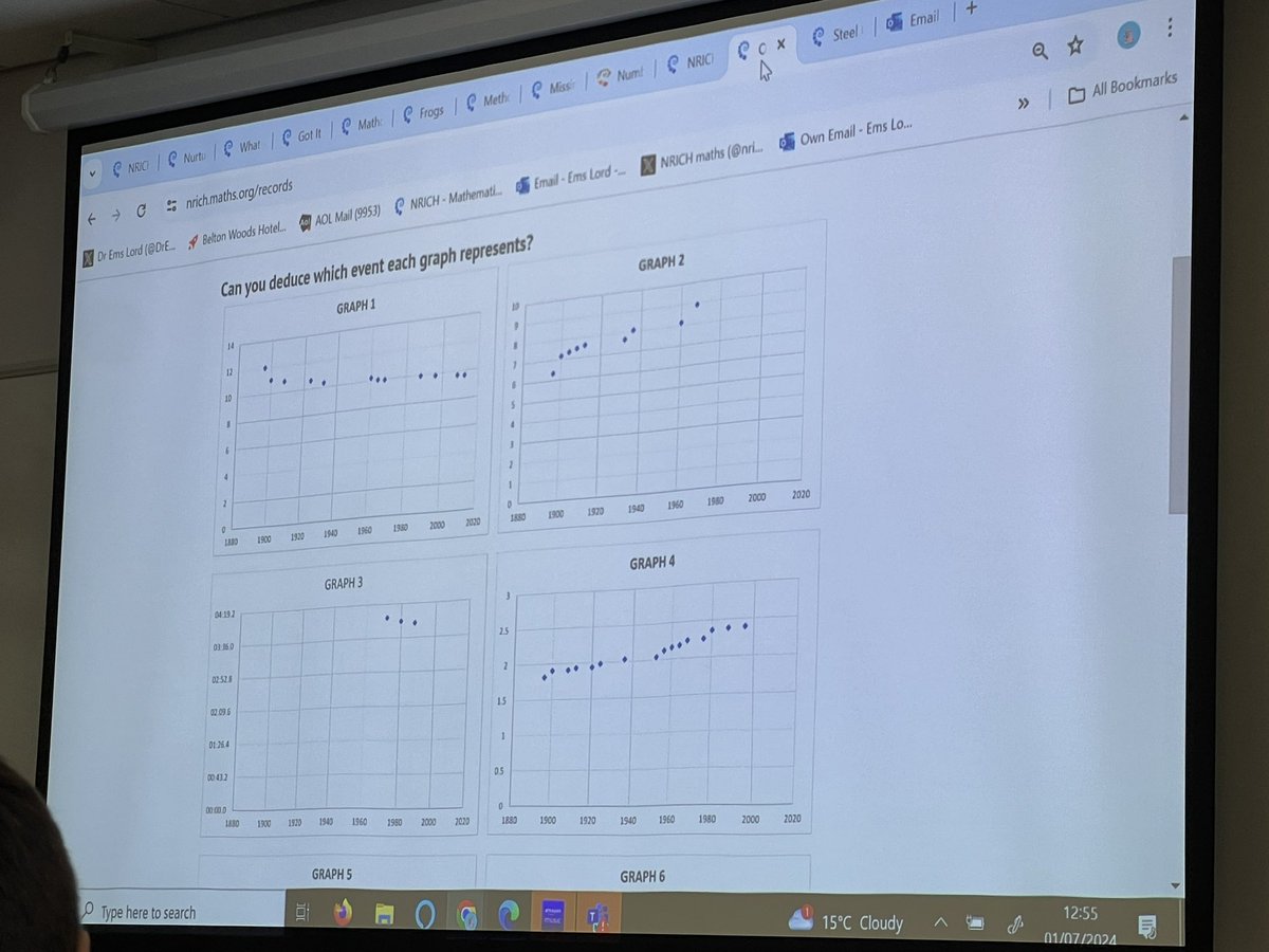 NFareham's tweet photo. From Ems Lord… These are gold medal track and field events, which Olympic disciplines are they? Some great activities for low threshold high ceiling tasks on @nrichmaths @yrmathshub #yrsummerconf https://t.co/G0ujfa6dot