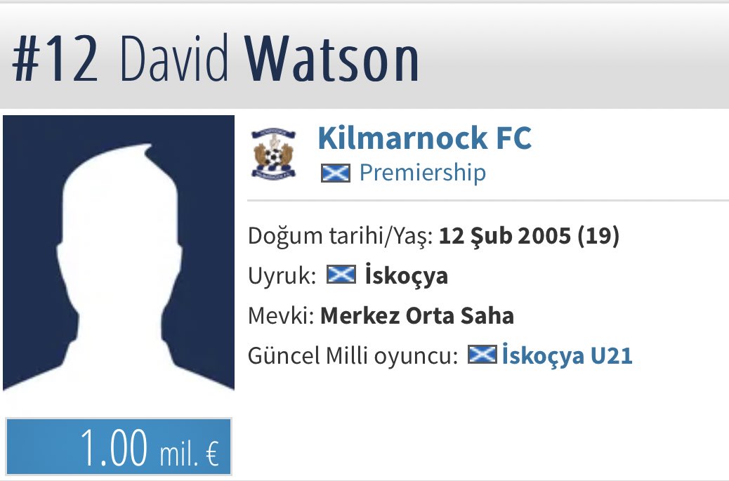 erdi_karalar33's tweet image. Ada futbolun’dan bir genç yetenek yazalım ..✍️
Oyuncu 6 numara bölge oyuncusu 5 gol işe oynadı sezonu. Premier lig seviyesinde bu oyuncu 
Sağ ayağını çok etikili kullanıyor 
Top kapma ve oyunu iki yönlü oynayabilen 6 numara oyuncusu 👌
#DavidWatson ⚡️✍️ @KilmarnockFC