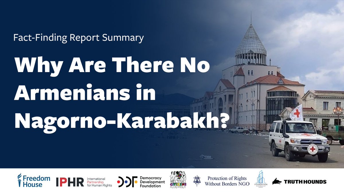 Freedom House (@freedomhouse) on Twitter photo 🇦🇲 NEW: Our fact-finding mission, in partnership with <a href="/DemDevelopment/">Democracy Development Foundation</a>, @IPHR, and more, identifies numerous, gross breaches of intl law by the Azerbaijani govt in its years-long campaign against the territory of Nagorno-Karabakh. #DemocracyForum24
More: freedomhouse.org/report/special… 🇦🇲 NEW: Our fact-finding mission, in partnership with <a href="/DemDevelopment/">Democracy Development Foundation</a>, @IPHR, and more, identifies numerous, gross breaches of intl law by the Azerbaijani govt in its years-long campaign against the territory of Nagorno-Karabakh. #DemocracyForum24
More: freedomhouse.org/report/special…